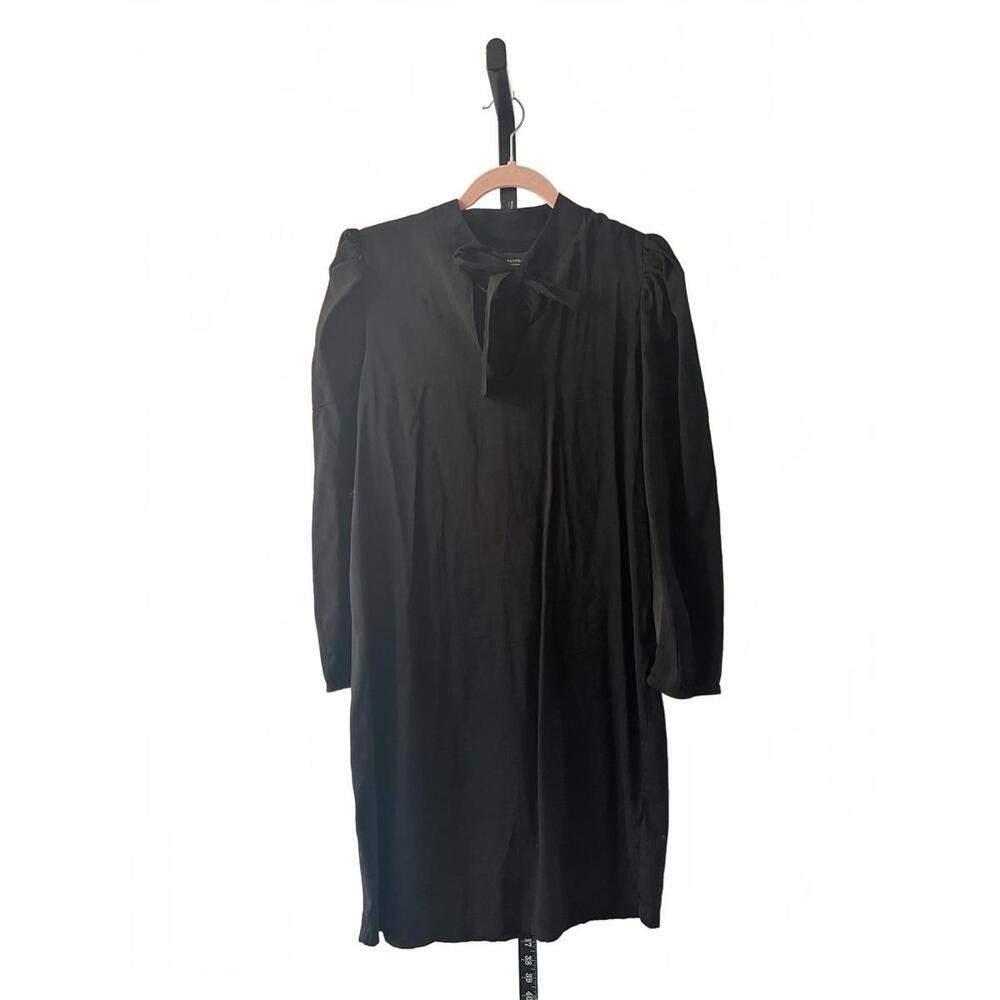 Scotch & Soda Black Dress with Bow Tie Detail